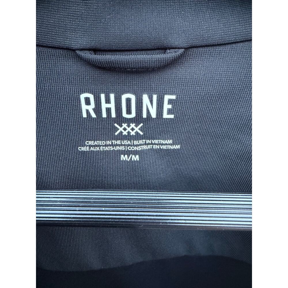 Rhone Men’s Medium Black Performance Full Zip Jacket NWT Stretch Commuter - Picture 7 of 9
